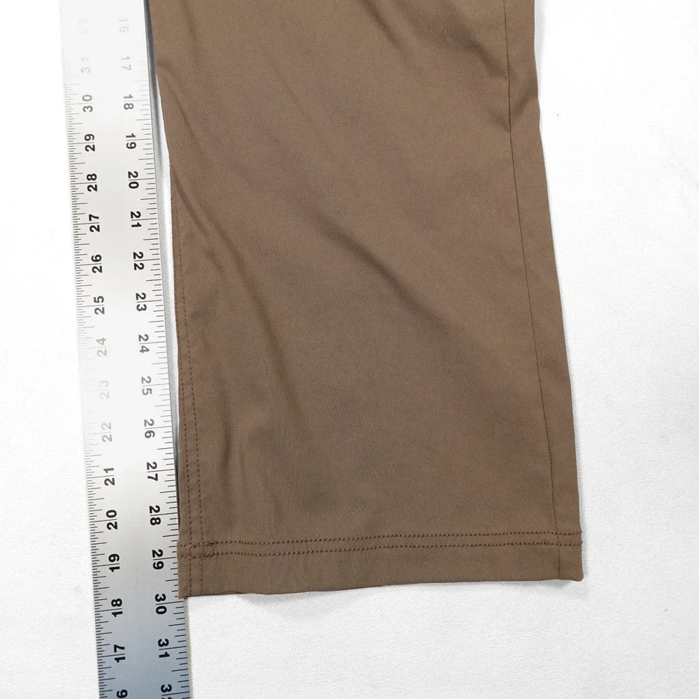 PRANA‎ Men's Size 38x30 Brown Nylon Stretch Slim Fit Brion Outdoor Hiking Pants